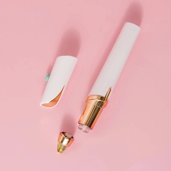 Automatic  Electric White and Gold Facial Hair Remover - Picture 2 of 7